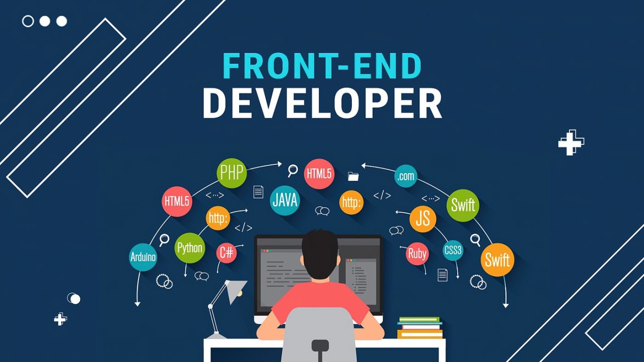 Front-end development using HTML, CSS, and JavaScript for modern web applications